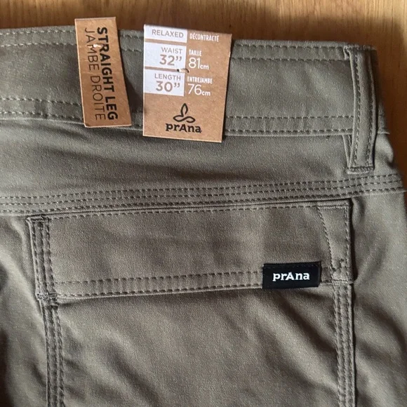 Prana Men's NWT 32 32X30 slate green Zion Pant II Cargo Pants - Picture 12 of 13